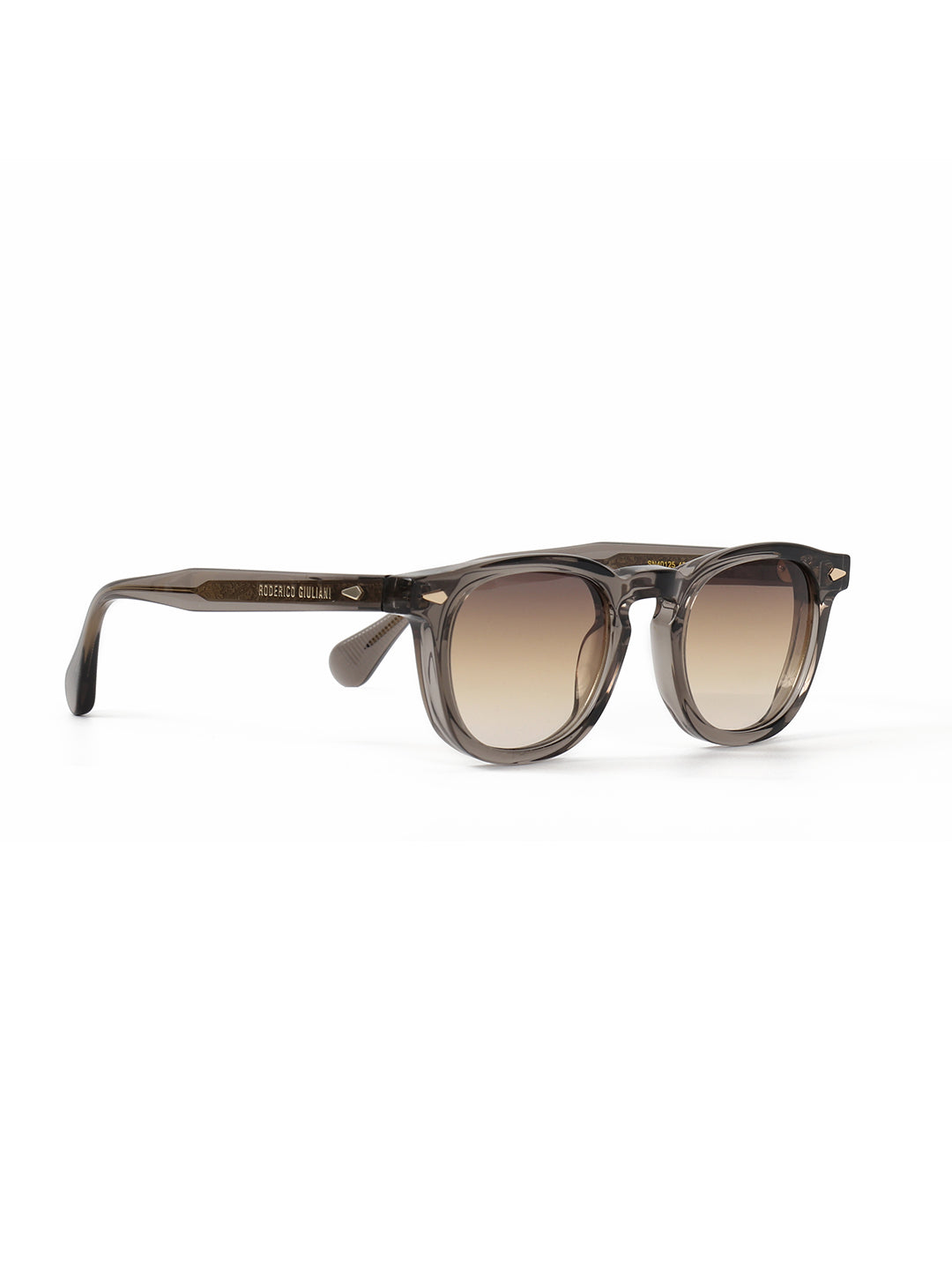 RODERICO GIULIANI BROWN ACETATE FRAME BROWN TAC POLARISED LENS MEN'S SUNGLASS MABR-1102