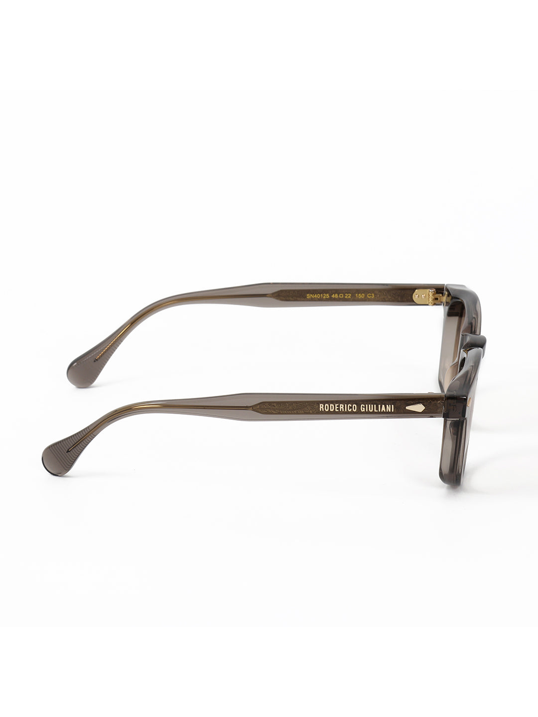 RODERICO GIULIANI BROWN ACETATE FRAME BROWN TAC POLARISED LENS MEN'S SUNGLASS MABR-1102