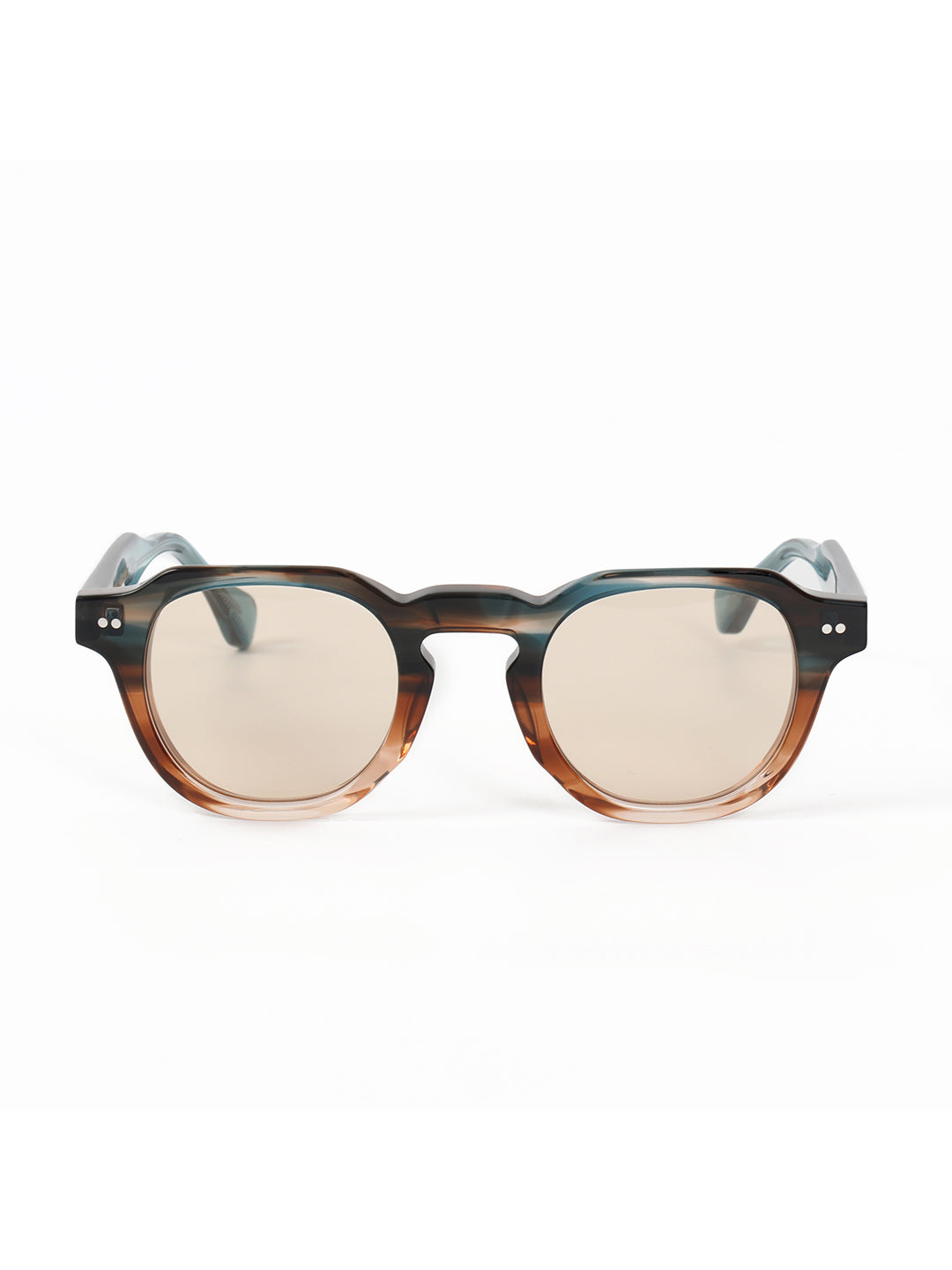 RODERICO GIULIANI MULTI COLOR ACETATE FRAME BROWN TAC POLARISED LENS MEN'S SUNGLASS MABR-1402
