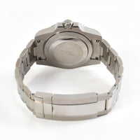 Black Dial Silver Steel Bracelet Men's Analog Watch