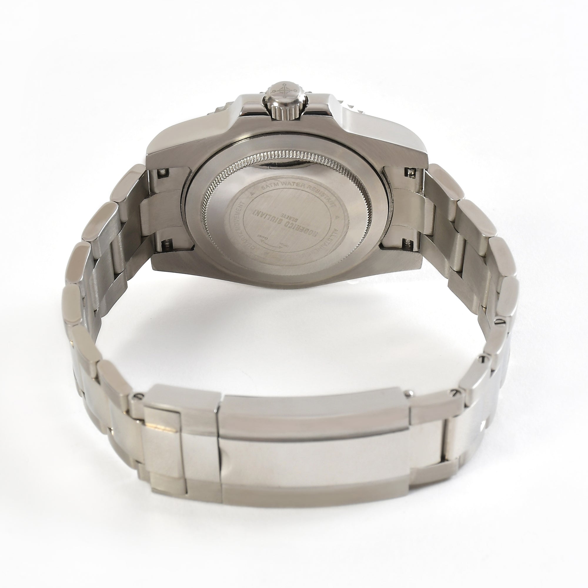 Black Dial Silver Steel Bracelet Men's Analog Watch
