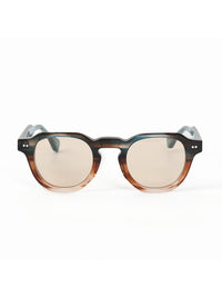 RODERICO GIULIANI MULTI COLOR ACETATE FRAME BROWN TAC POLARISED LENS MEN'S SUNGLASS MABR-1402