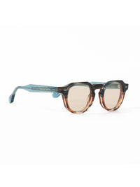 RODERICO GIULIANI MULTI COLOR ACETATE FRAME BROWN TAC POLARISED LENS MEN'S SUNGLASS MABR-1402