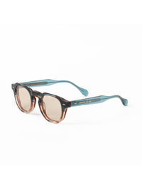 Multi Colour Acetate Frame Brown Polarised Men's Sunglasses