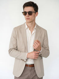 Brown Acetate Frame Brown Polarised Men's Sunglasses