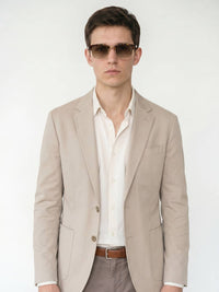 Multi Colour Acetate Frame Brown Polarised Men's Sunglasses