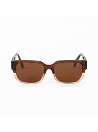 Brown Gradient Acetate Frame Brown Polarised Men's Sunglasses