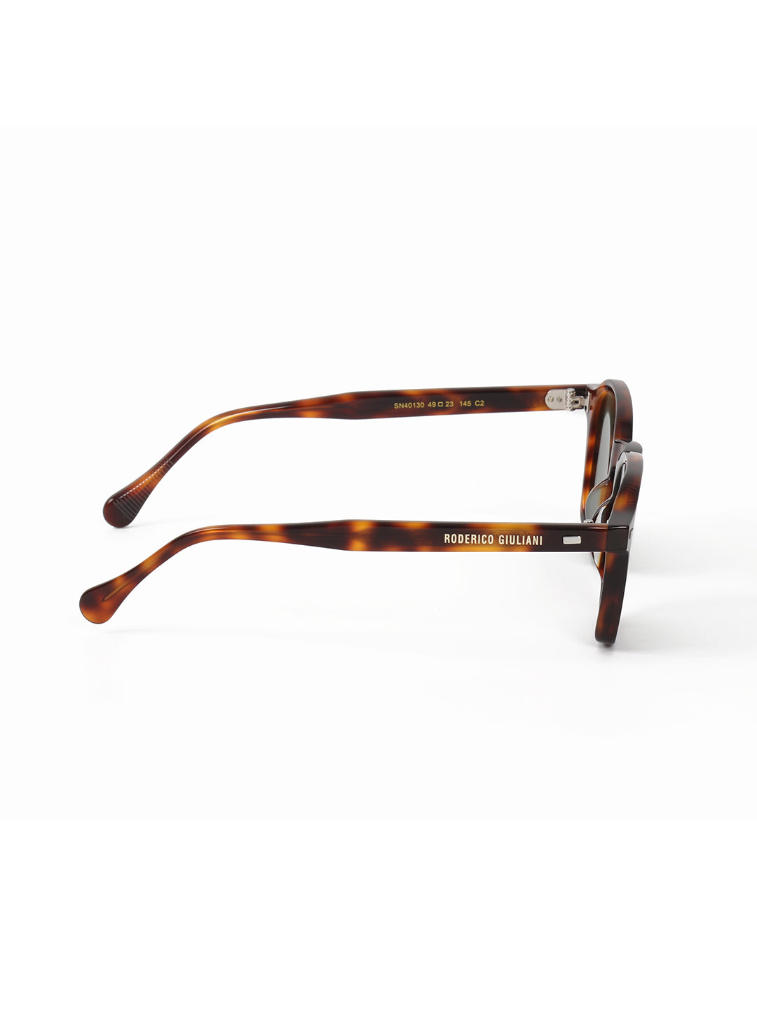 Tortoise Acetate Frame Green Polarised Men's Sunglasses
