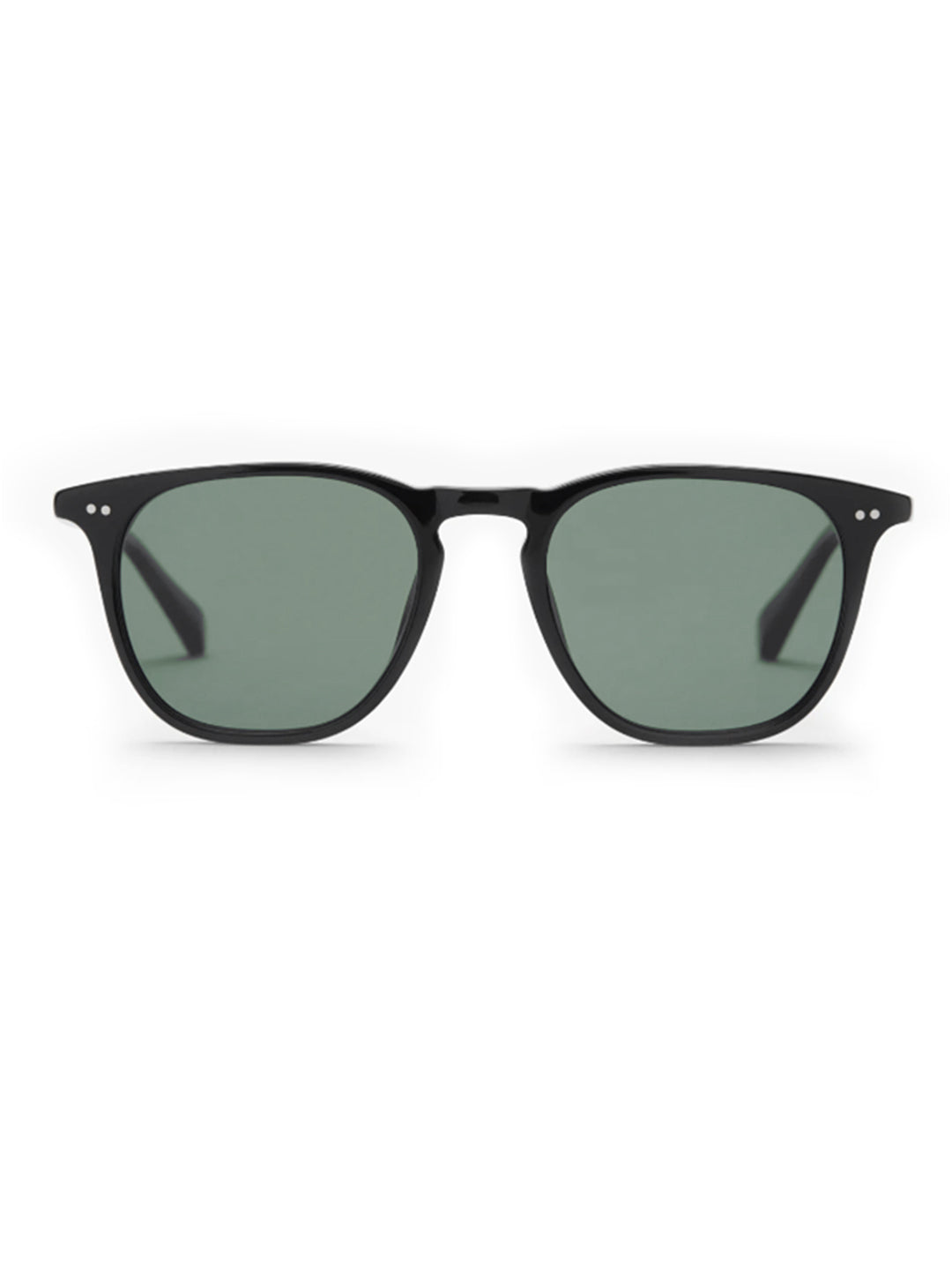 Black Acetate Frame Green Polarised Men's Sunglasses