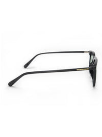 Black Acetate Frame Green Polarised Men's Sunglasses
