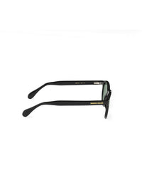 Black Acetate Frame Green Polarised Men's Sunglasses