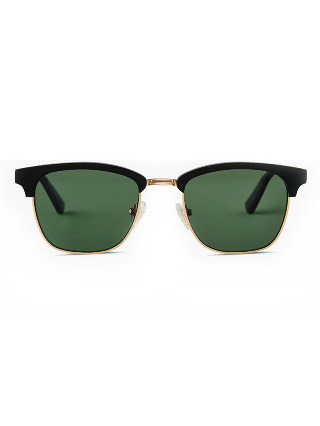 Black Acetate Frame Green Polarised Men's Sunglasses