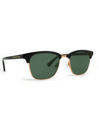 Black Acetate Frame Green Polarised Men's Sunglasses