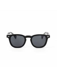 Black Acetate Frame Grey Polarised Men's Sunglasses