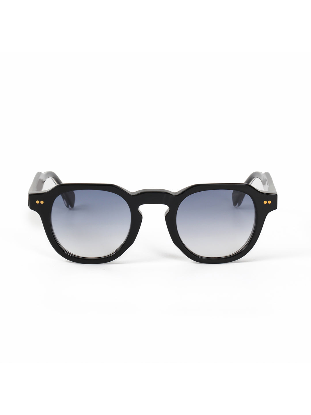 Black Acetate Frame Grey Polarised Men's Sunglasses