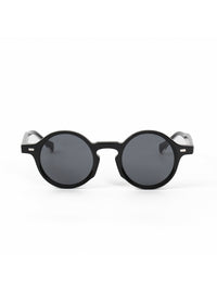 Black Acetate Frame Grey Polarised Men's Sunglasses
