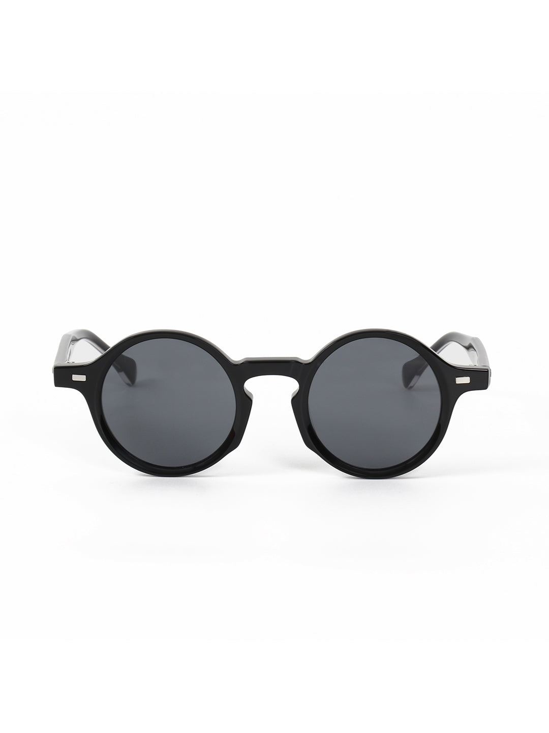 Black Acetate Frame Grey Polarised Men's Sunglasses