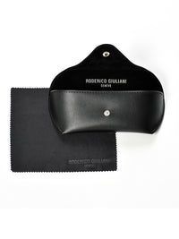 RODERICO GIULIANI BLACK ACETATE FRAME GREY TAC POLARISED LENS MEN'S SUNGLASS MAGY-1601