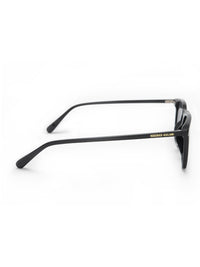 Black Acetate Frame Grey Polarised Men's Sunglasses