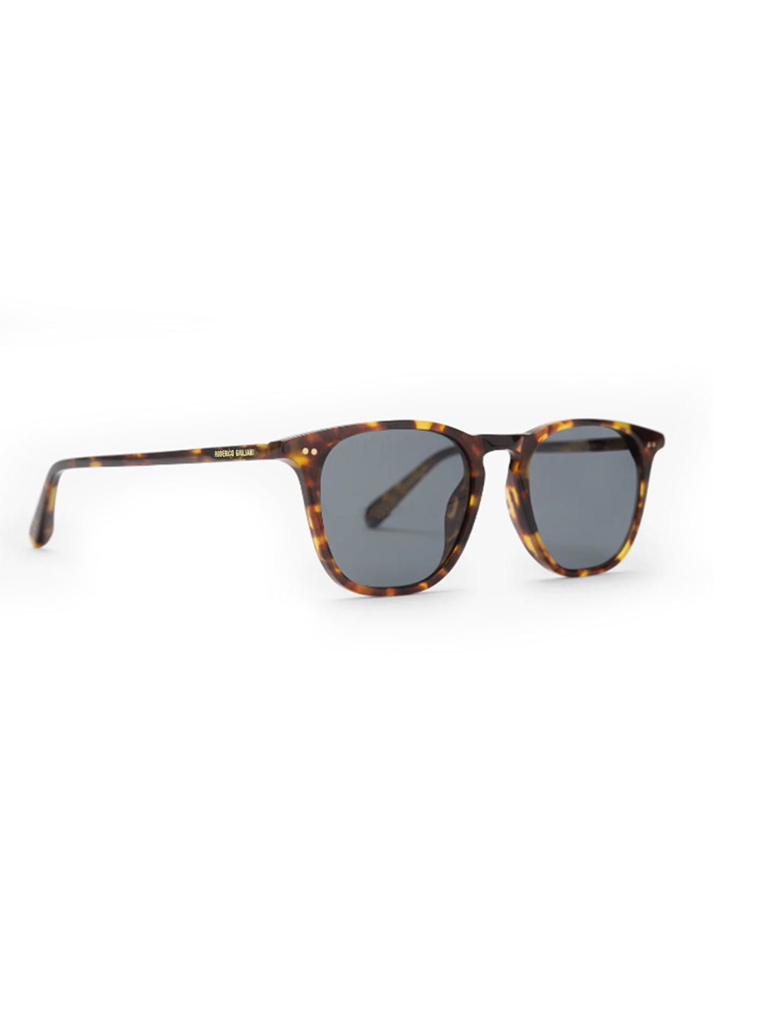 Tortoise Acetate Frame Grey Polarised Men's Sunglasses