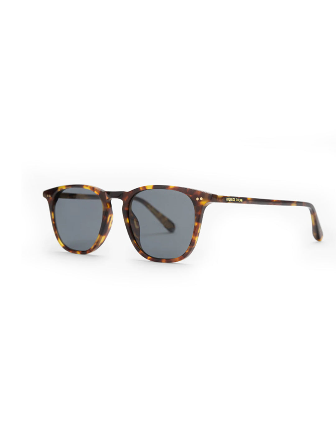 Tortoise Acetate Frame Grey Polarised Men's Sunglasses