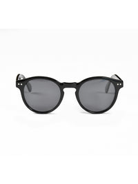 Black Acetate Frame Grey Polarised Men's Sunglasses