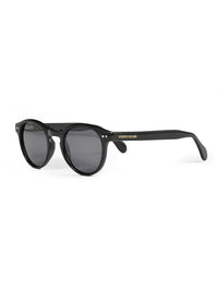 Black Acetate Frame Grey Polarised Men's Sunglasses