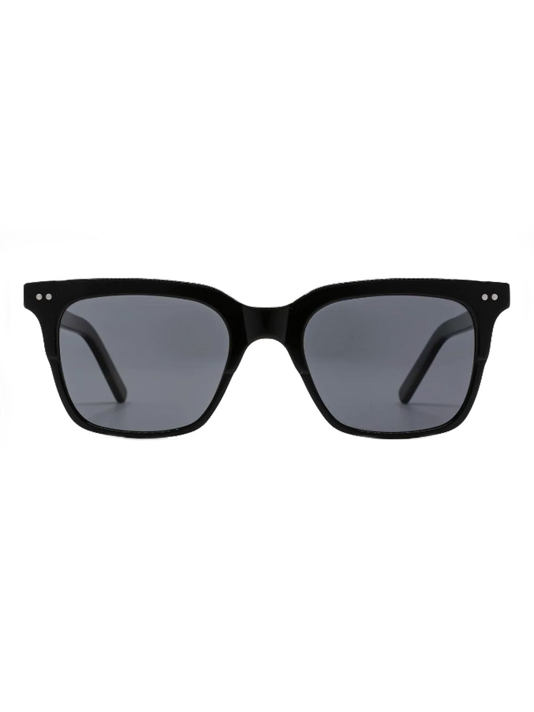 Black Acetate Frame Grey Polarised Men's Sunglasses