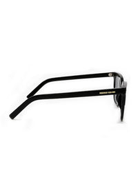 Black Acetate Frame Grey Polarised Men's Sunglasses