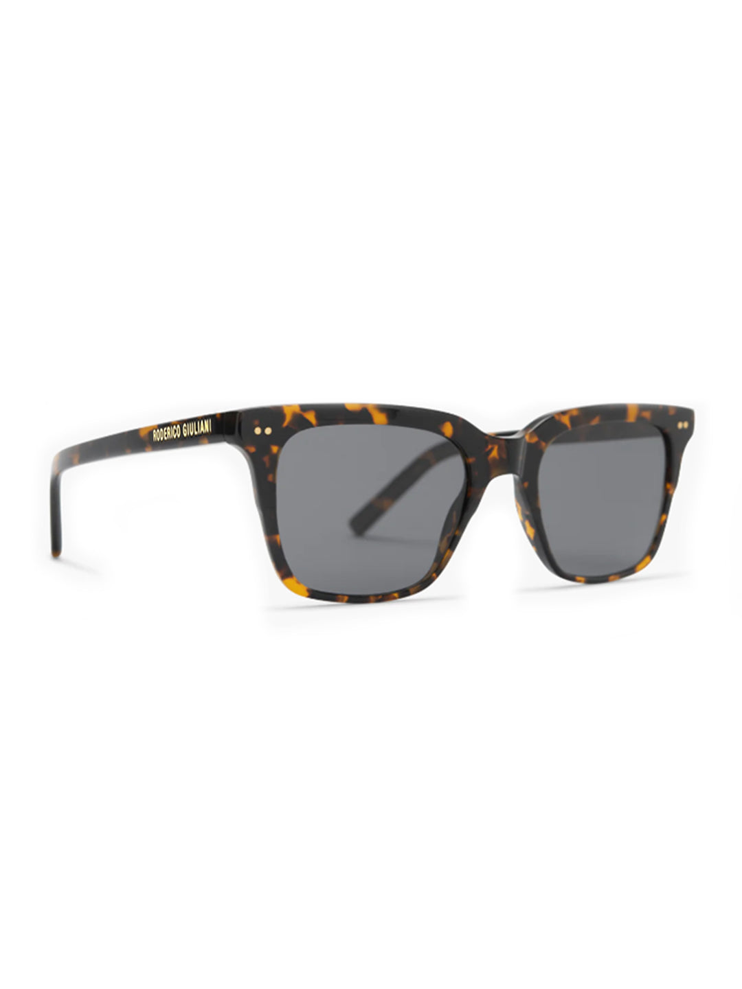 Tortoise Acetate Frame Grey Polarised Men's Sunglasses