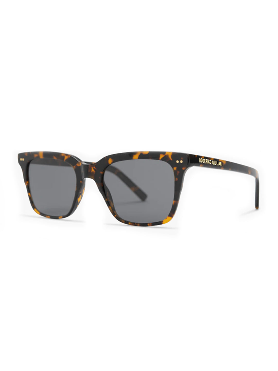 Tortoise Acetate Frame Grey Polarised Men's Sunglasses
