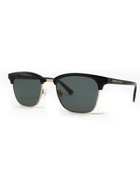 Black Acetate Frame Grey Polarised Men's Sunglasses