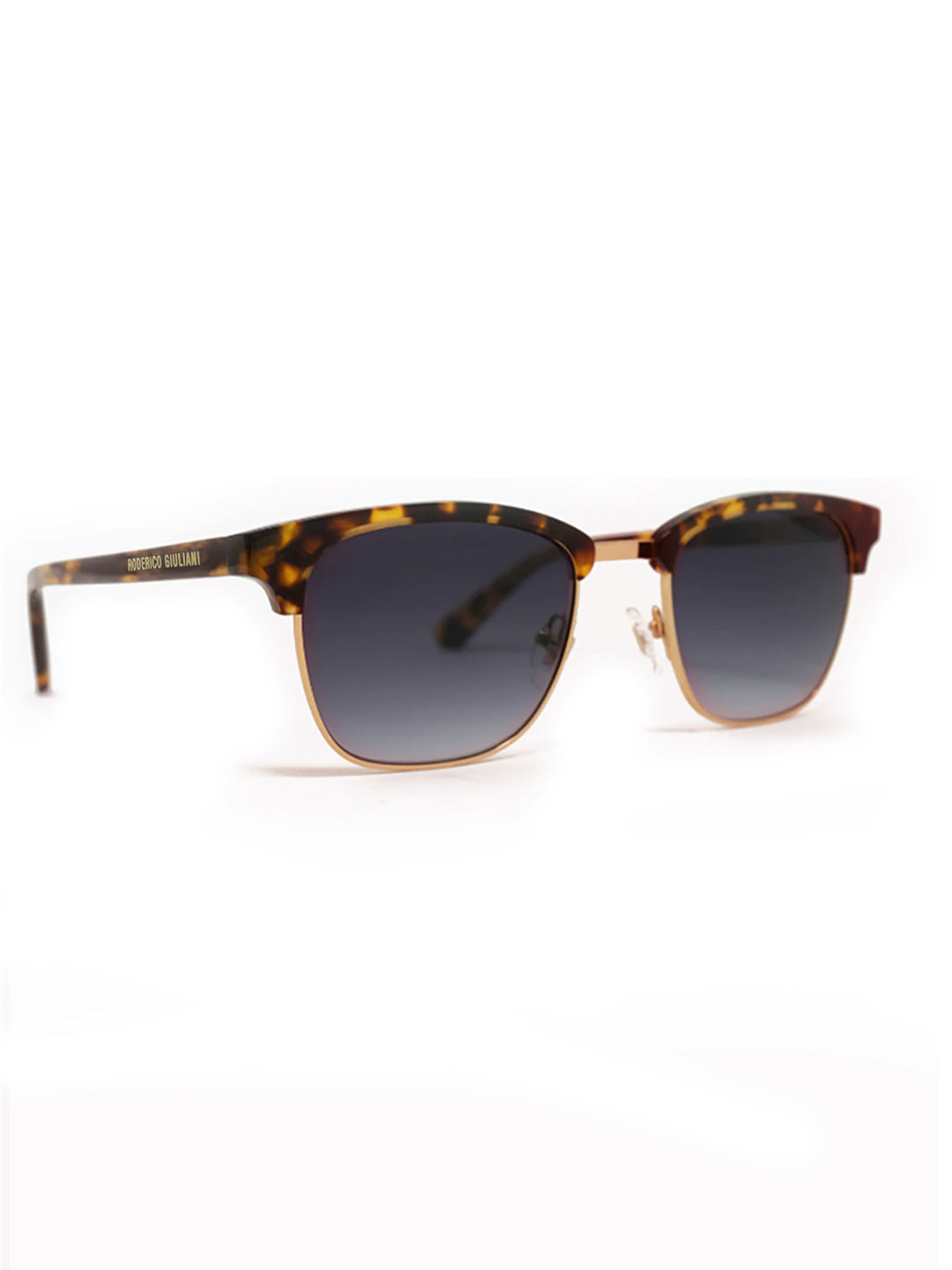 Tortoise Acetate Frame Grey Polarised Men's Sunglasses