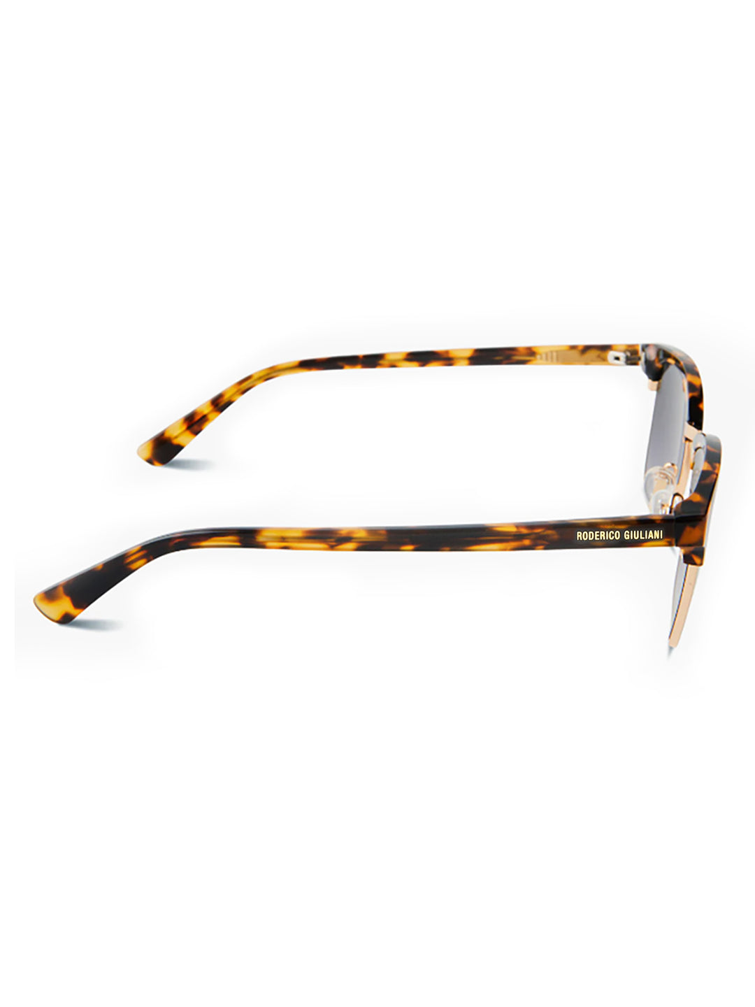 Tortoise Acetate Frame Grey Polarised Men's Sunglasses