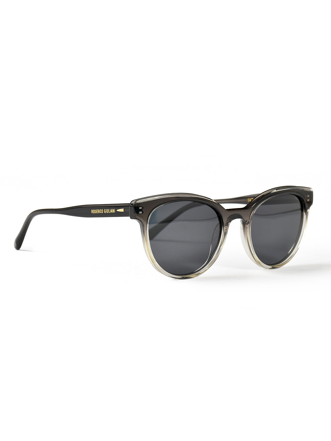Black Acetate Frame Grey Polarised Women's Sunglasses