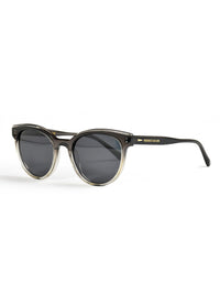Black Acetate Frame Grey Polarised Women's Sunglasses