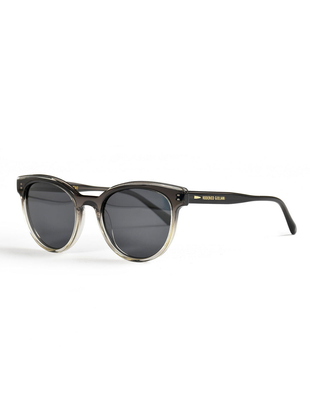 Black Acetate Frame Grey Polarised Women's Sunglasses