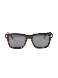 Tortoise Acetate Frame Grey Polarised Men's Sunglasses