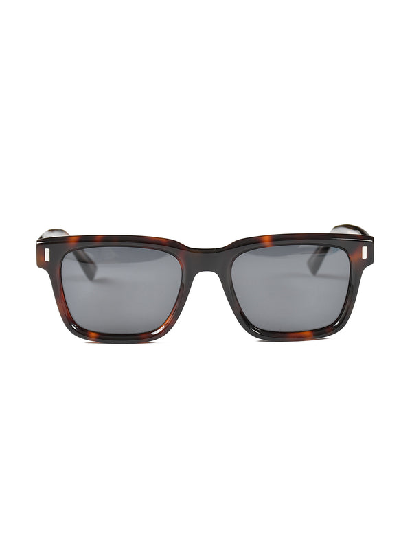 Tortoise Acetate Frame Grey Polarised Men's Sunglasses