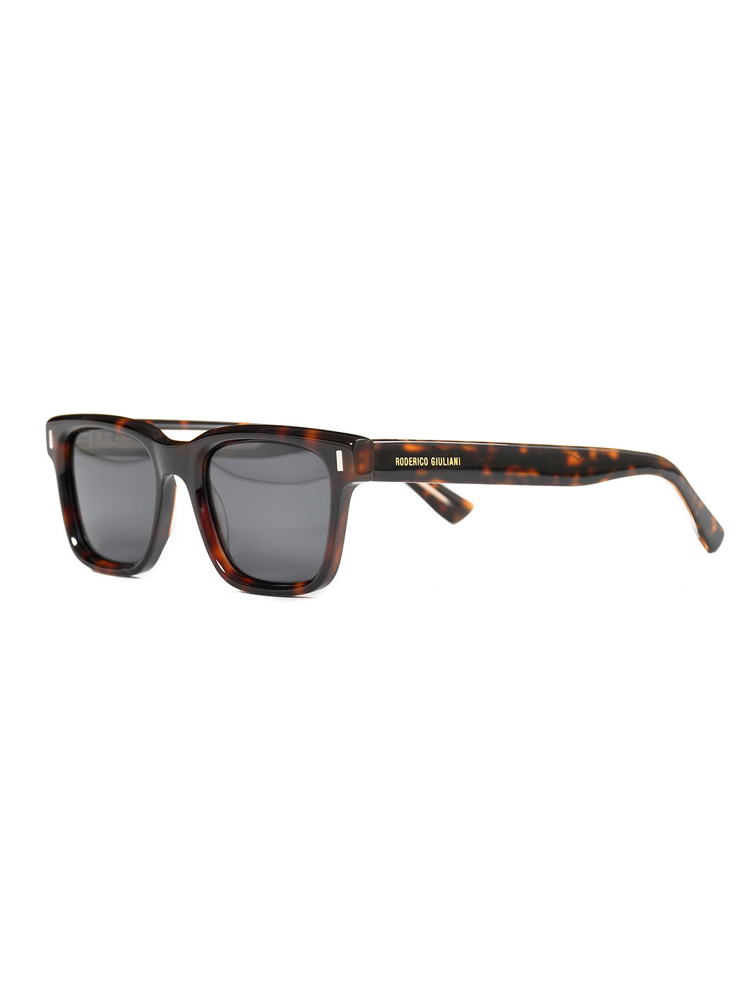 Tortoise Acetate Frame Grey Polarised Men's Sunglasses