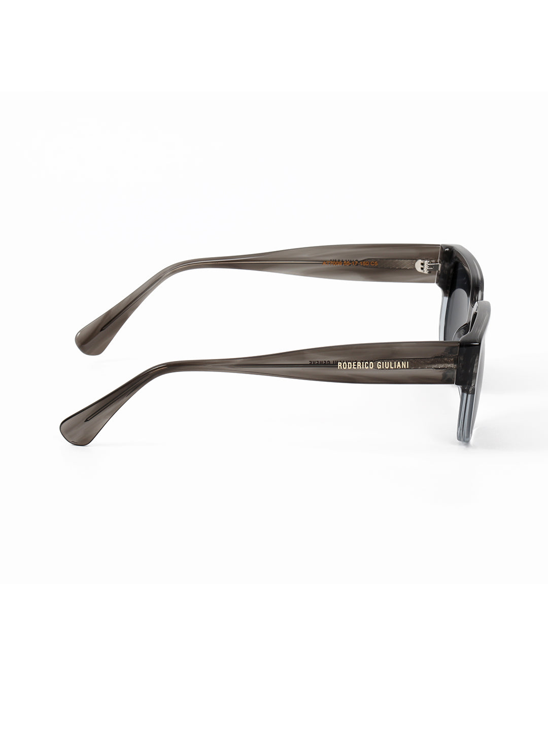 Grey Gradient Acetate Frame Grey Polarised Men's Sunglasses