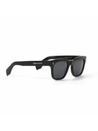 Black Acetate Frame Grey Polarised Men's Sunglasses