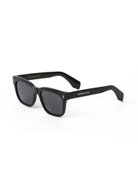 Black Acetate Frame Grey Polarised Men's Sunglasses