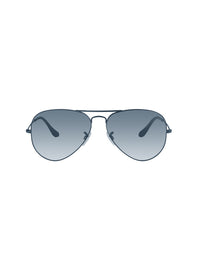 Grey Metal Frame Grey Gradient Glass Polarised Men's Sunglasses