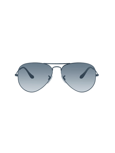 Grey Metal Frame Grey Gradient Glass Polarised Men's Sunglasses