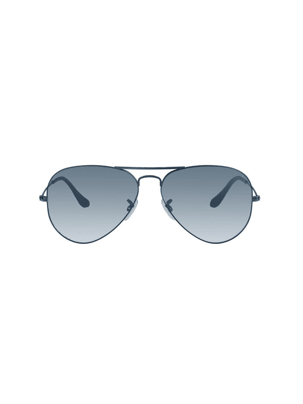 Grey Metal Frame Grey Gradient Glass Polarised Men's Sunglasses