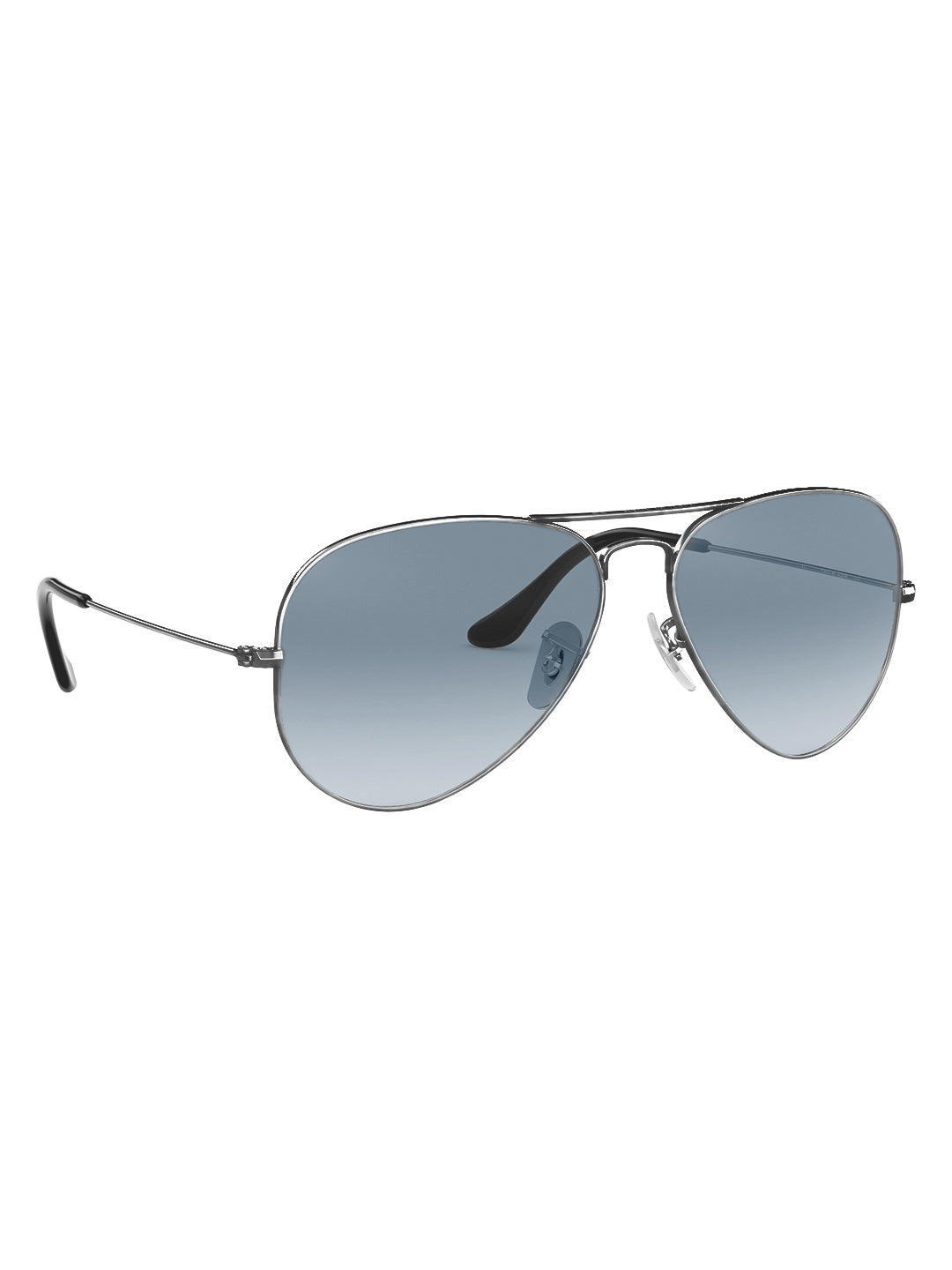 Grey Metal Frame Grey Gradient Glass Polarised Men's Sunglasses