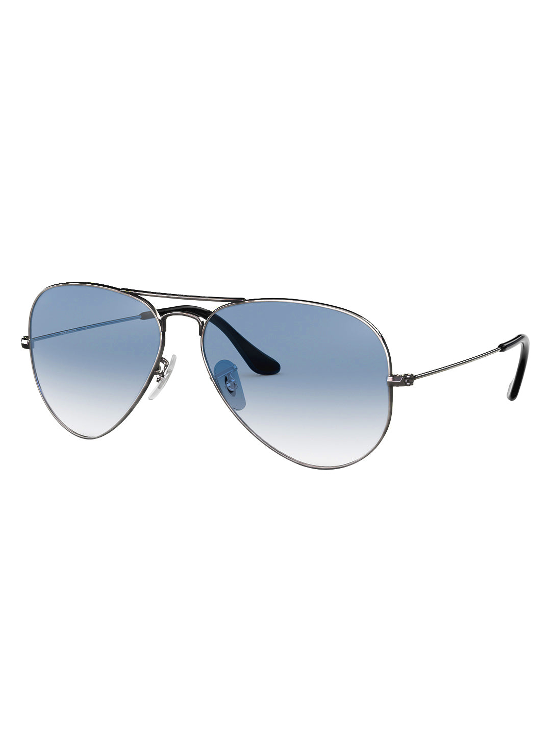 Grey Metal Frame Grey Gradient Glass Polarised Men's Sunglasses