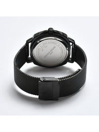 Black Dial Black Mesh Strap Men's Analog Watch