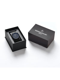 Black Dial Black Mesh Strap Men's Analog Watch